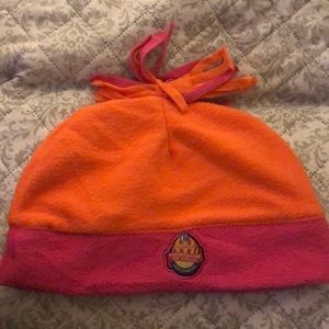 Dunkin Donuts fleece hat. (No date) one size